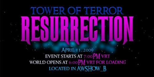 Tower of Terror Resurrection April 11, 2009 in AWShow_B World