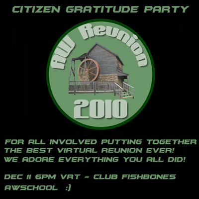 AWReunion Gratitude Party