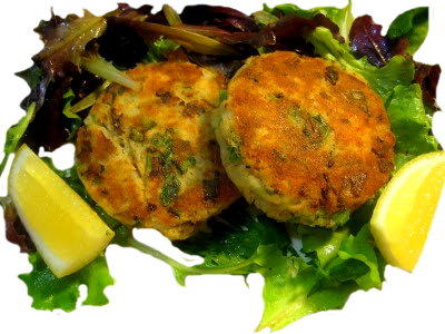 salmon burger